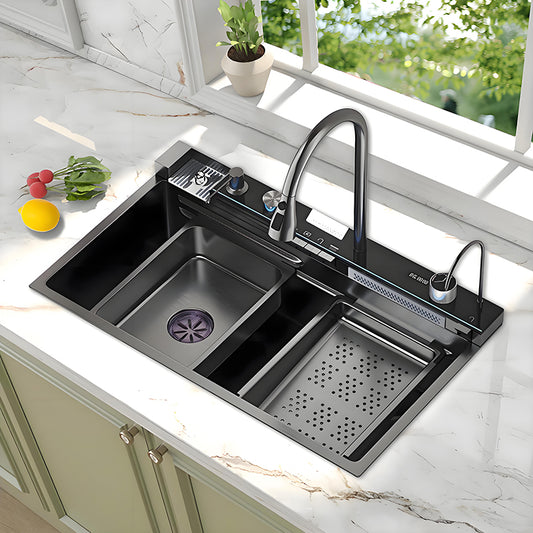 Stainless steel smart sink