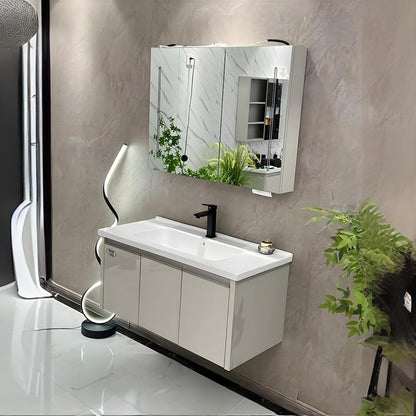 Stainless Steel Bathroom Cabinet Smart Beauty Mirror F052