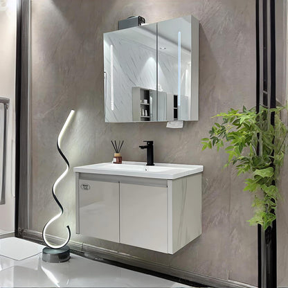 Stainless Steel Bathroom Cabinet Smart Beauty Mirror F052