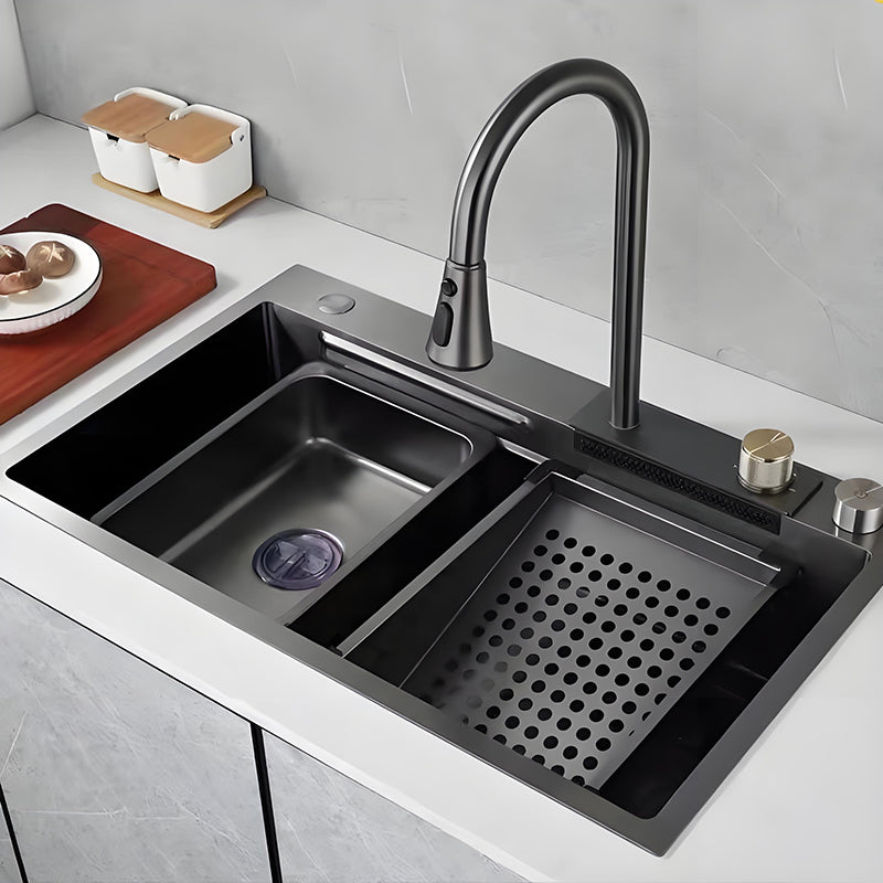 Raindance Integrated Faucet Stainless Steel Sink