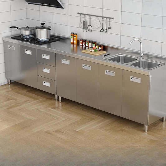 Kitchen Stainless Steel Sink Cooker Cabinet